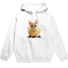 Le Chat Mignonne ル・シャ・ミニョンヌの【パーカー】ポテ子とねこねこ食パンぽかん顔【プリントと黒文字】 Hoodie