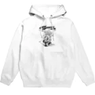 nidan-illustrationの"WHITE MUSTACHE CLUB"(タイトルなし)) Hoodie