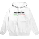 FIAT500 Merceのアバルト 黒文字 Hoodie