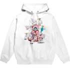 お味噌ちゃん👺LINEスタンプものプードルと少女 Hoodie