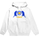 保護猫支援ショップ・パール女将のお宿のpeace  Hoodie