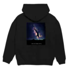 ari designの夜空星空(イラスト・修正版) Hoodie:back