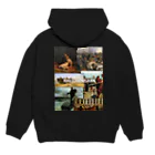 SickItemの西洋絵画プリント Hoodie:back