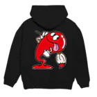 わたるさんのdesignの絵具（インク）くん Hoodie:back