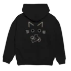 兎猫庵のトリプルおかりにゃＢＲ Hoodie:back