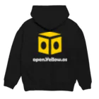 open.Yellow.os original official goods storeのopen.Yellow.os公式支援グッズ Hoodie:back