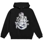 くわんごの店の和風竜姫ちゃん(青) Hoodie