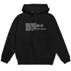 灰＆狼の寿限無　白文字 Hoodie