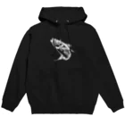 にゃんちう（ライトゲーマー）のアジパーカー白ヌキ Hoodie