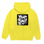 TIGER_LEEのブルース・リー先生 お気に入りの寅 🐯 Hoodie:back