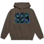 富加見ジウのフクガラ(green×blue) Hoodie