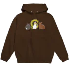 123izmのウサギとミモザ Hoodie