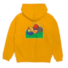 いぬいぬいのむかでくん Hoodie:back