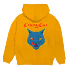 2ya2ya2ya(ニャーニャーニャー)のCrazyCat パーカーの裏面