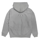 テレワークチームのテレワーク・マイクビデオ Hoodie:back