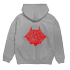 ジ・アズキウォッシャーズ 蛮族商店の蛮族パーカー【Sirarponcaca】 Hoodie:back