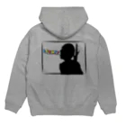 マイトガイのLUCKY(Tシャツ、パーカー) Hoodie:back