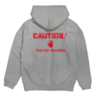 alt_203のCAUTION Hoodie:back