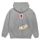 真希ナルセ（マキナル）のやる気スイッチOFF（赤柴） Hoodie:back