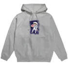 ドーナツ大好きにゃんこの宇宙でドーナツを食べる猫 Hoodie