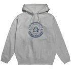 PoooompadoooourのRailroads エンブレムロゴ 青_グランジ Hoodie