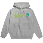 Knock Out Lazinessのskull logo hoodie(GR) Hoodie