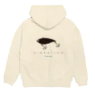 たちこーのばいぶれーしょん Hoodie:back