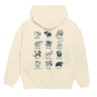 SU-KUのThe Zodiac of Fukushima Hoodie:back