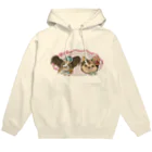 猫のきぬくんのお店のれおまるくんとみんちゃんのリボン Hoodie