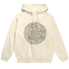 龍体文字の龍体文字（フトマニ図）前面プリント Hoodie