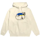 チャカさんと愉快な仲間達のしゃくれブリの頭だけ Hoodie