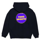 トムズスポーツchのトムズスポーツ　両面ロゴ Hoodie:back
