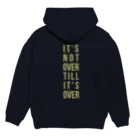 STRIKE｜野球用語Tシャツの野球は9回2アウトから　※背面プリント Hoodie:back