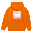 ミズノ リエ　グッズのミズノリエ「あごのせ寝」 Hoodie:back