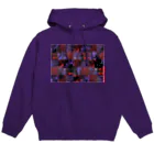 富加見ジウのフクガラ(red×purple) Hoodie