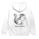 yuigraphicのシマリスかわいい Hoodie:back