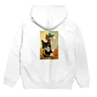 そらまめのベトナムの猫 Hoodie:back