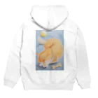 コツリスのお店のお昼寝柴犬ハッピー Hoodie:back