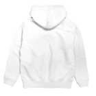 Univer FACEのUniver FACE  パーカー　white Hoodie:back