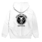 RampageWorkout のBig3 Squat Hoodie 白系色 パーカーの裏面