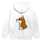 aya1の柴犬 Hoodie:back