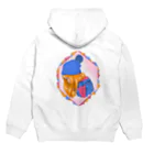 Happy Moon ArtのBeautiful crying  Hoodie:back