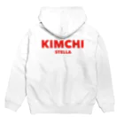 【公式】キムチちゃん / Kimchi-chanの唐辛子パーカー（白） Hoodie:back