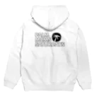 PALM⇔MERMAID officialのPMCMSSロゴパーカー白文字 Hoodie:back