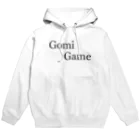 何屋未来 / なにやみらいのGomiGame 黒文字 Hoodie