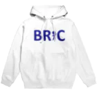 ブリっくん・ボバースキャンプショップのBRiCブルー Hoodie