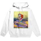 紫キャベツのネコの恋人たち Hoodie