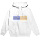 Gejichanのtwocolorstripe Hoodie