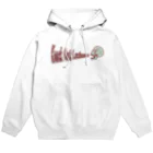 Knock Out Lazinessのskull logo hoodie(WH) Hoodie