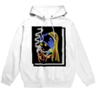 みろく屋さんの耳飾りと煙の女 ネオン Hoodie